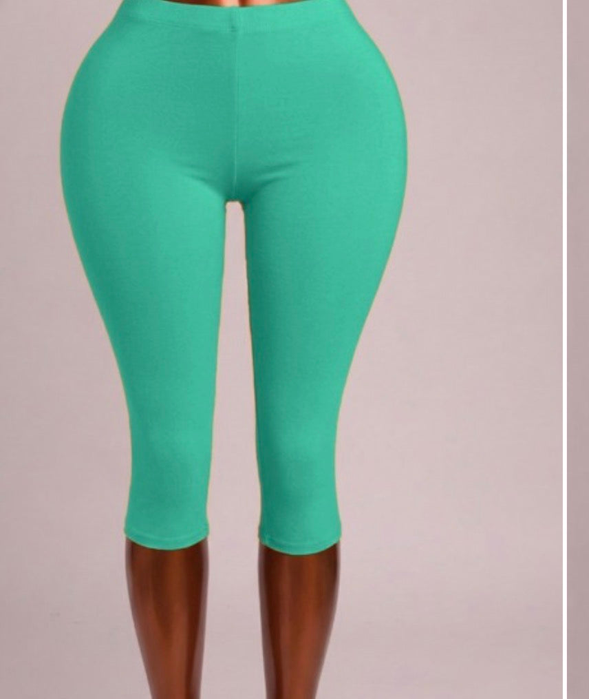 Green Capri Pants