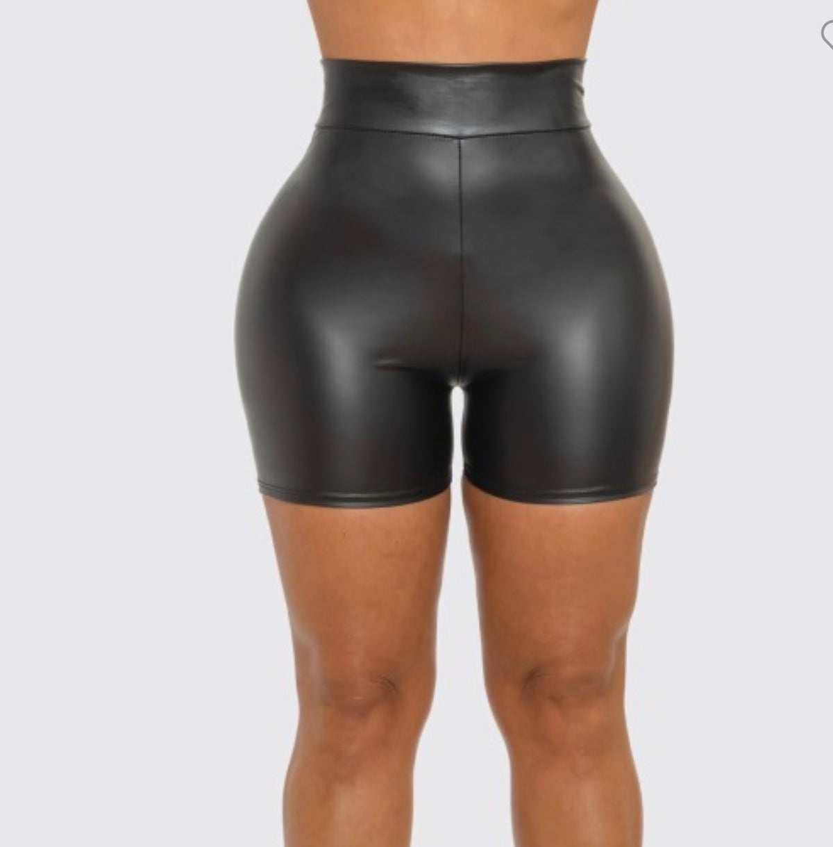 Black High Waist Shorts