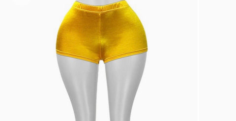 Yellow Hot Gworl Shorts