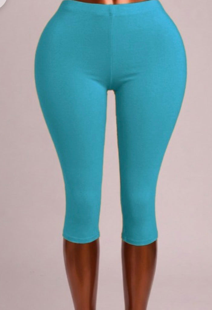 Teal Capri Pants